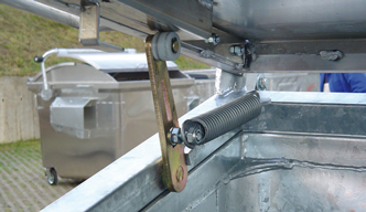 Accessories steel wheelie bins