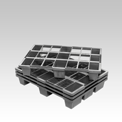 Small plastic pallets