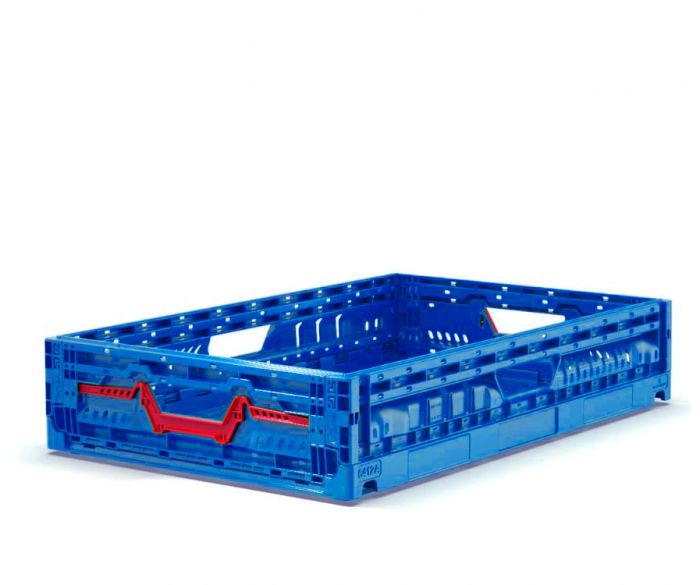 Caja plegable perforada 20 L, 600x400x122 mm