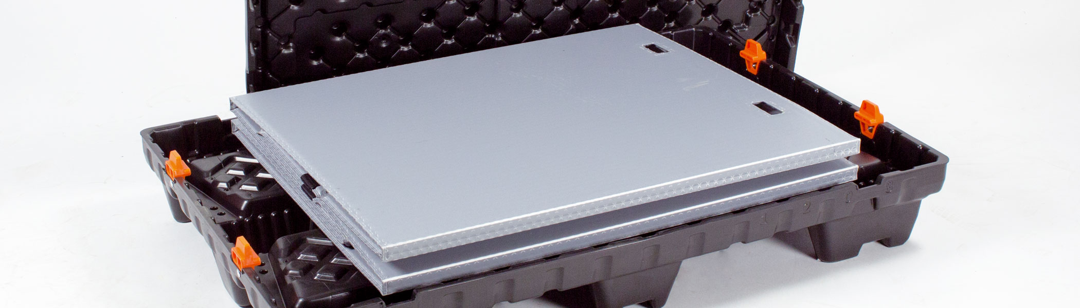 Palés con paredes plegables en Aircell