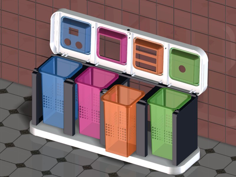 prototype contentor de recolha de res&iacute;duos